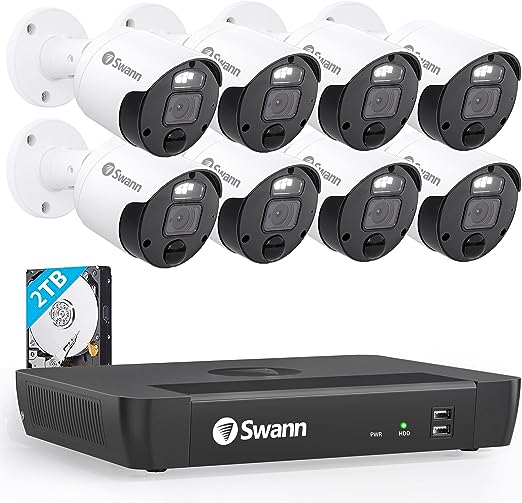 Swann 8 channel 8 camera 4k nvr.