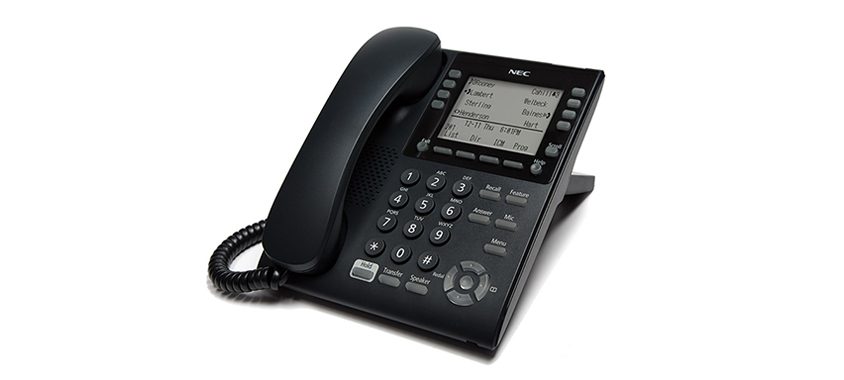 NEC DT820 Self-labeling Cloud Sip Phone in Austin