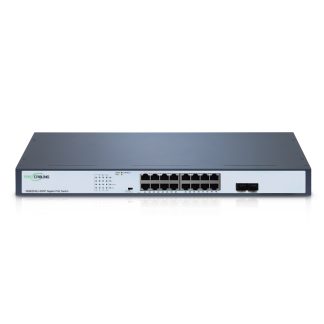 Fast Cabling 16 Port Poe+ Switch with 2 Uplink Ports