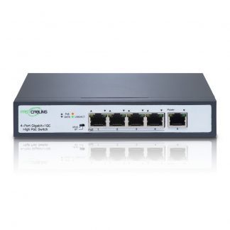 Fast Cabling 5 Port 90W IEEE802.3bt PoE++ Switch
