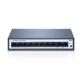 Fast Cabling 8 Port Poe+ Switch with 2 Uplink Ports