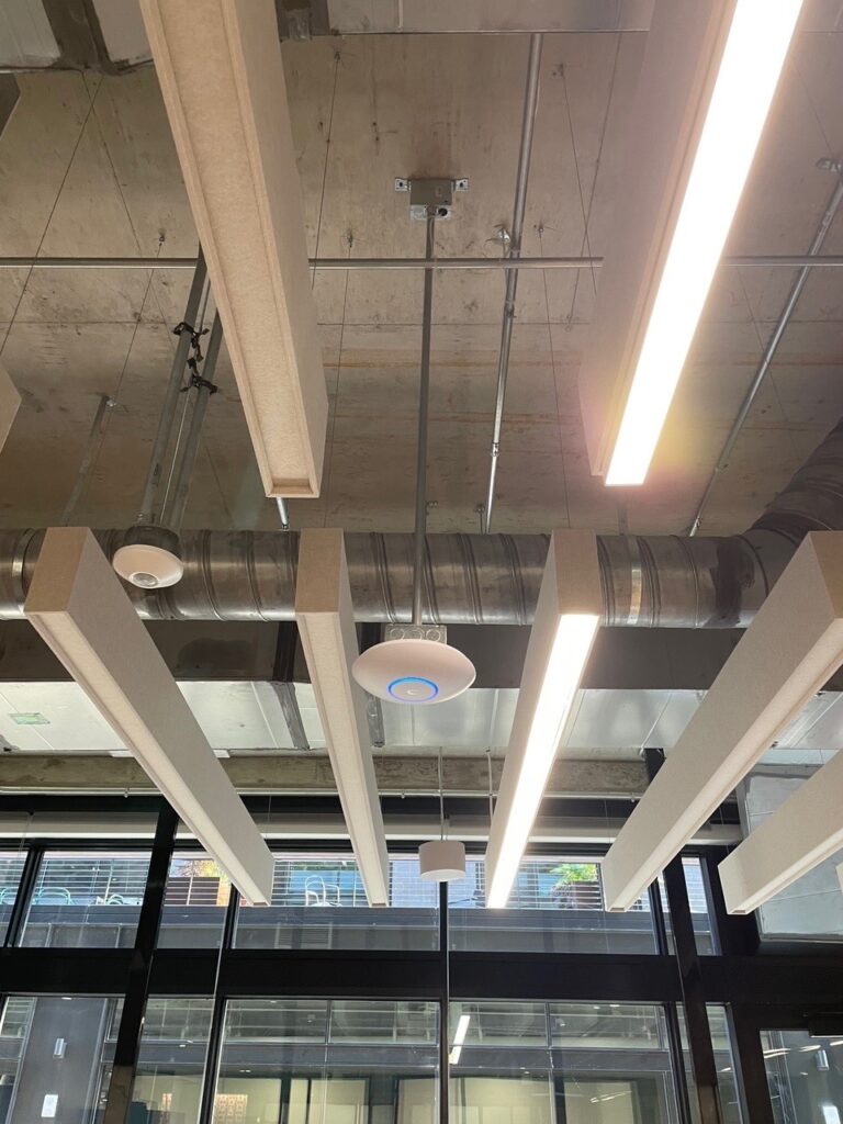 Unifi AP Installation in Austin drop from ceiling 3.